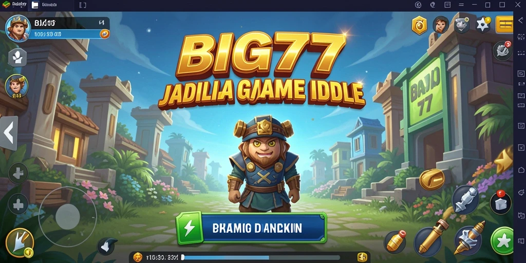 Screenshot gameplay menunjukkan aktivitas menyenangkan dalam BIG77.