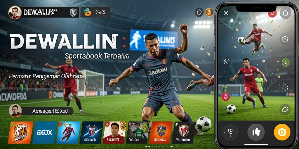 Tampilan gameplay Sportsbook yang menarik dan interaktif di DEWALIN.