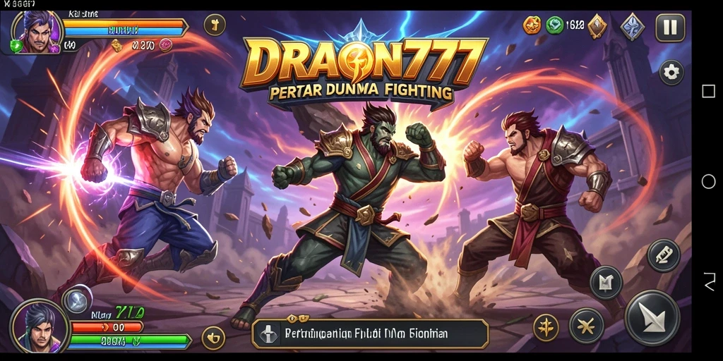 Gameplay mendebarkan dalam arena pertarungan DRAGON777.