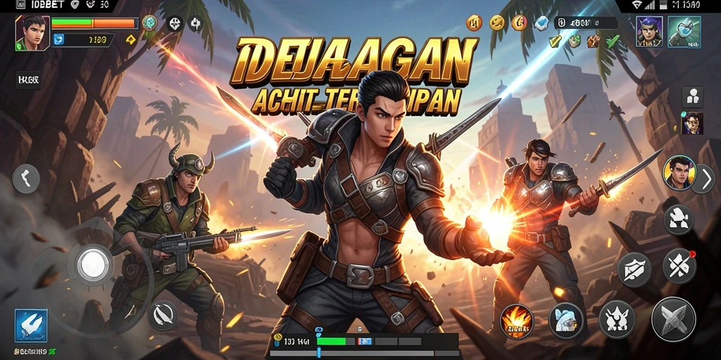 Tampilan penuh aksi dari gameplay ARPG yang menakjubkan di IDEBET.