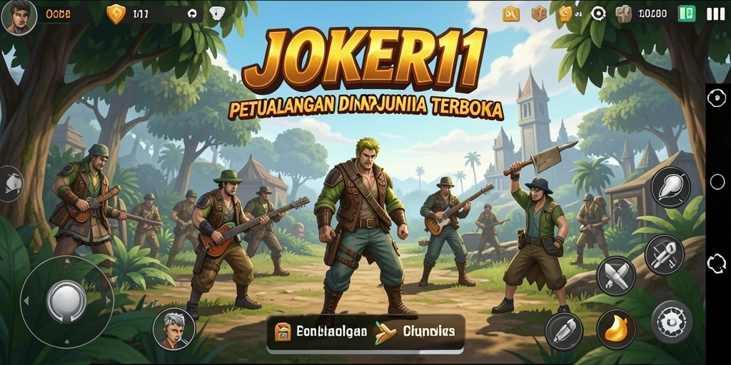 Tampilan menarik dari gameplay Open World JOKER11 yang mengesankan.
