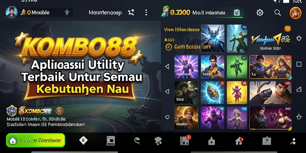 Tampilan antarmuka KOMBO88 yang ramah pengguna dan fungsional.