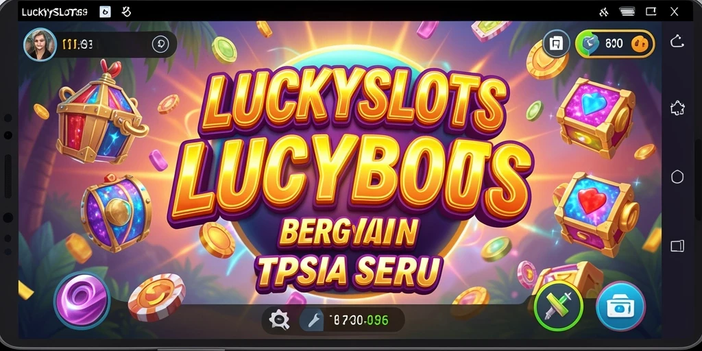 Screenshot LUCKYSLOTS menampilkan gameplay yang menarik dan penuh warna.