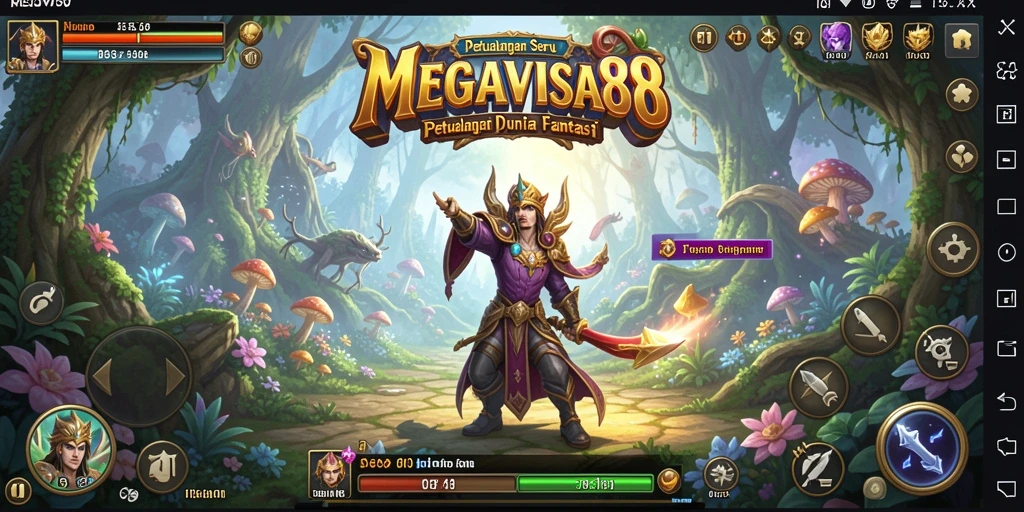 Tampilan seru gameplay petualangan di MEGAVISA88 yang mendebarkan.
