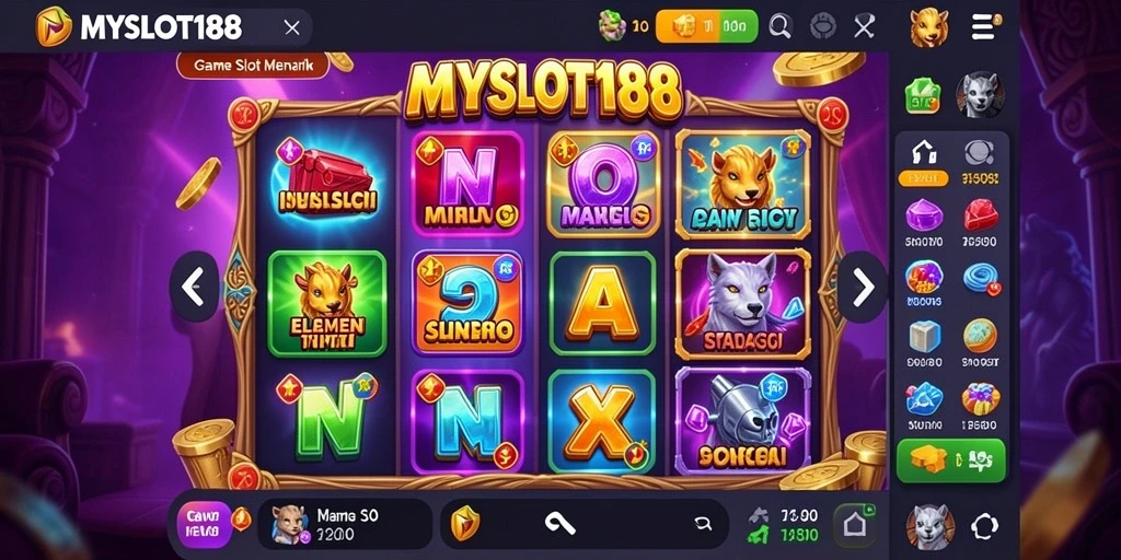 Tampilan menarik dari gameplay MYSLOT188 yang menantang.