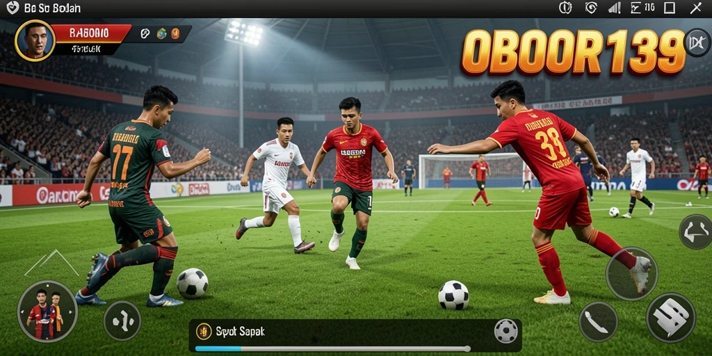 Gameplay menarik dari OBOR138 dalam pertandingan sepak bola.