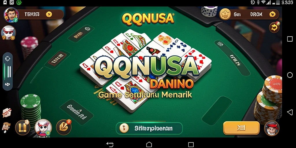 Tampilan screenshot permainan Domino yang seru dan menantang.