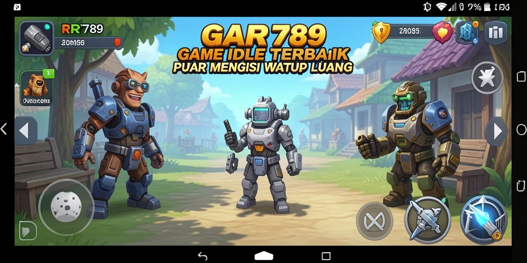 Tampilan gameplay RR789 yang menarik dan penuh warna.