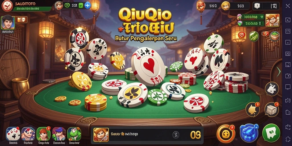 Screenshot menunjukkan gameplay seru dalam SAUDITOTO.